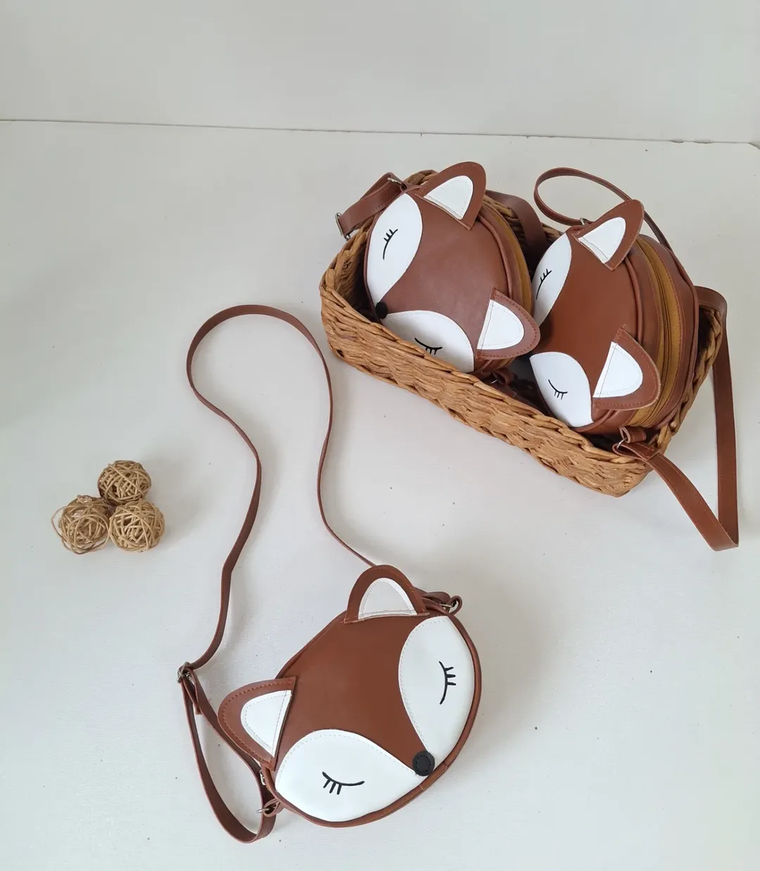 کیف دوشی بچهگانه روباه